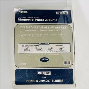 Pioneer Magnetic Photo Album 5 page Refill 12 x 16.5 JMV-207 X-Pando Post